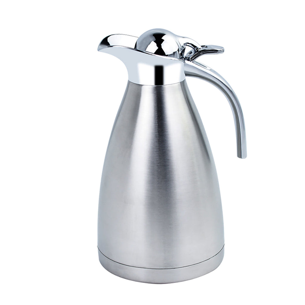 SOGA 1.5L Silver Color 3-Layer Inner Stainless Steel, Vacuum Insulated and Outer Stainless Steel Thermal Flask-0