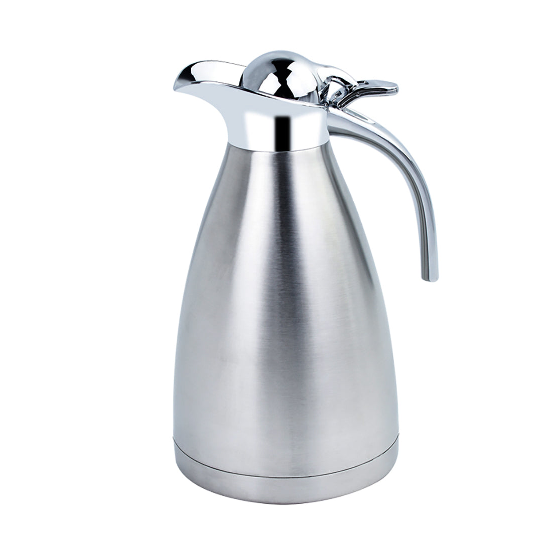SOGA 1.5L Silver Color 3-Layer Inner Stainless Steel, Vacuum Insulated and Outer Stainless Steel Thermal Flask-0