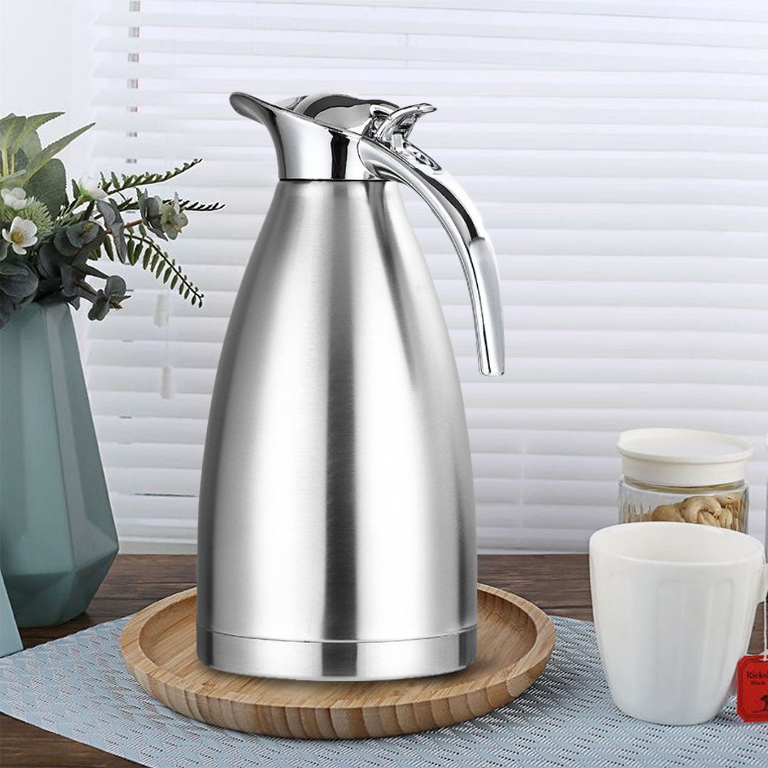 SOGA 1.5L Silver Color 3-Layer Inner Stainless Steel, Vacuum Insulated and Outer Stainless Steel Thermal Flask-3