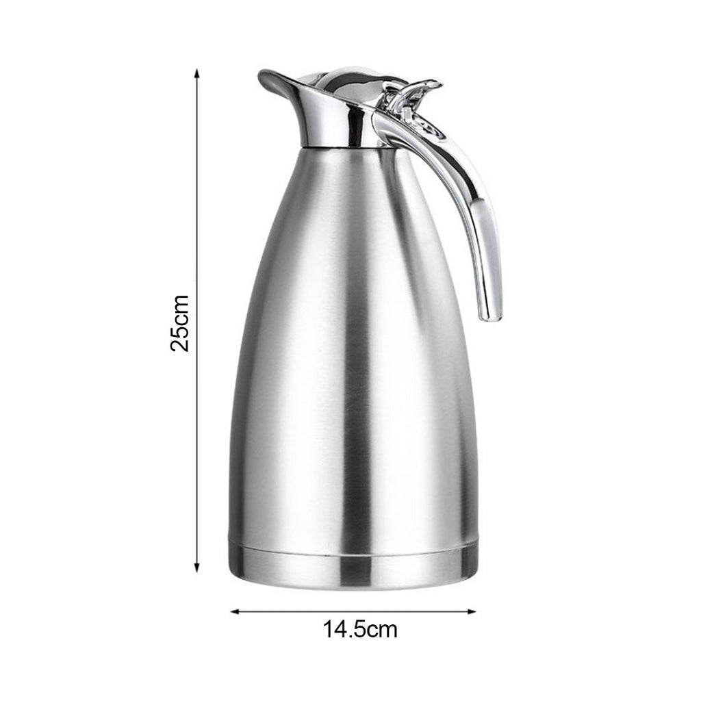 SOGA 1.5L Silver Color 3-Layer Inner Stainless Steel, Vacuum Insulated and Outer Stainless Steel Thermal Flask-4
