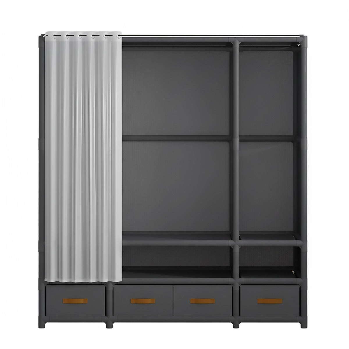 Multi-Function Clothes Storage Rack for Home Bedroom Space Saving Durable-10