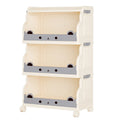 Multi Tier Movable Foldable Storage Rack Space Saving Easy Carry Practical