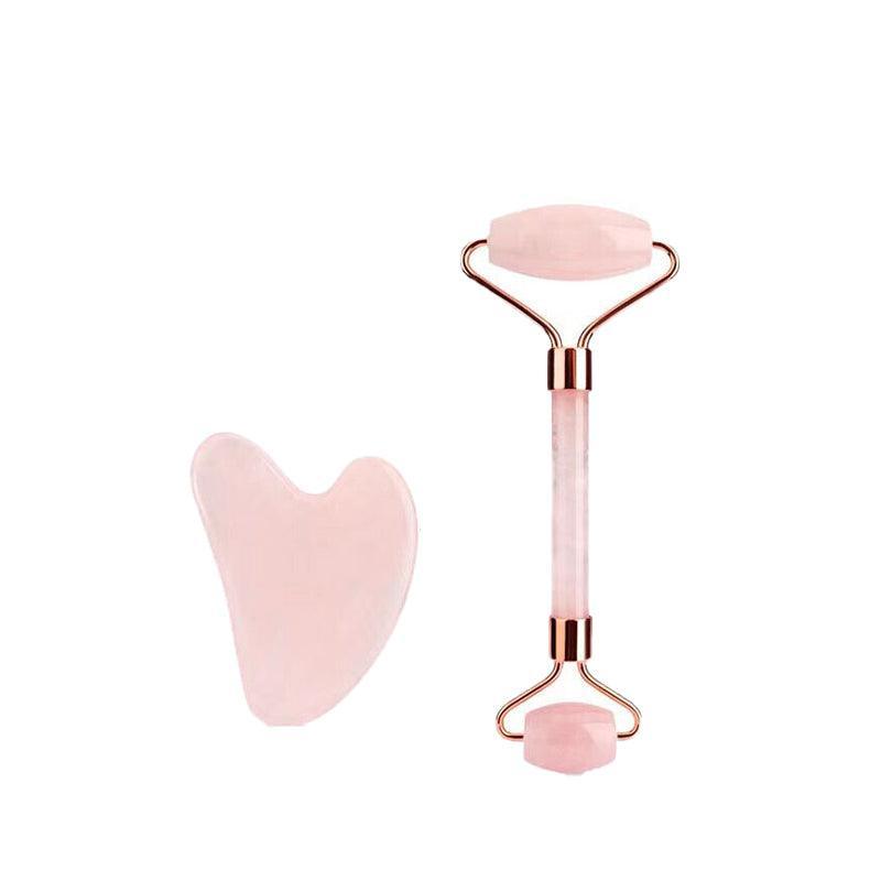 Jade Face Massage Roller Facial Massager Beauty Tool Body Eye Neck Gua Sha Board