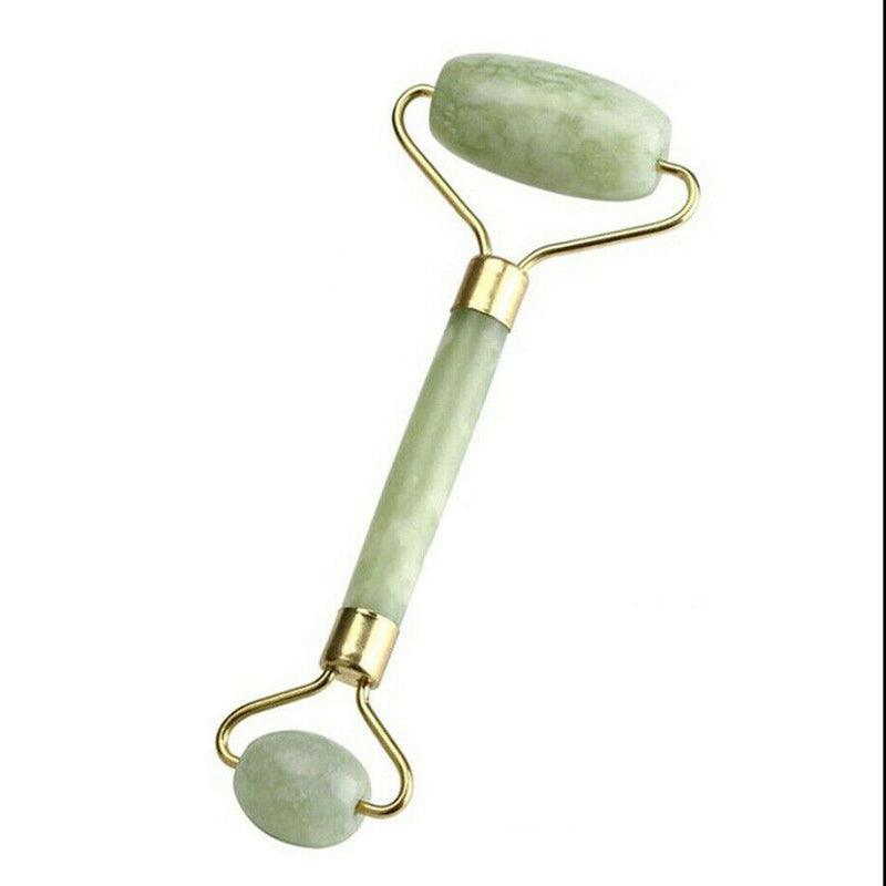 Jade Face Massage Roller Facial Massager Beauty Tool Body Eye Neck Gua Sha Board