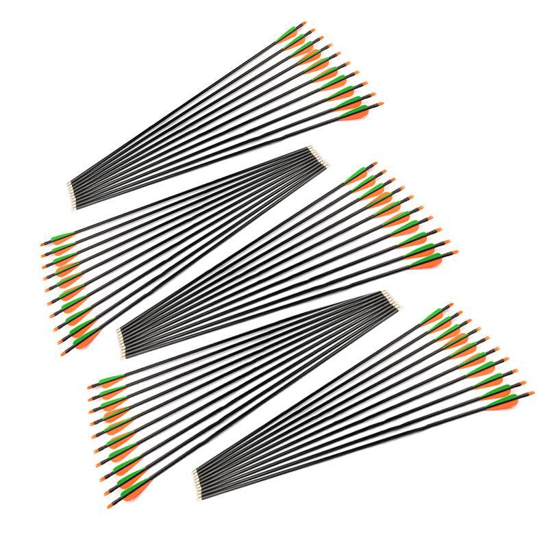 10X/20X/50X 32" Fiberglass Arrows for Archery Hunting Compound Bows