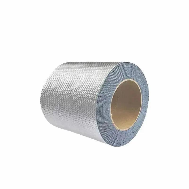 5M Waterproof Tape Butyl Rubber Aluminium Foil Roof Pipe Caravan Repair Flashing