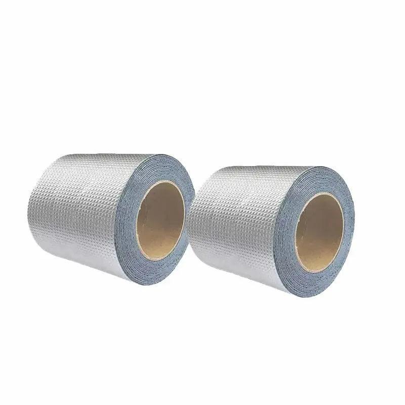 5M Waterproof Tape Butyl Rubber Aluminium Foil Roof Pipe Caravan Repair Flashing