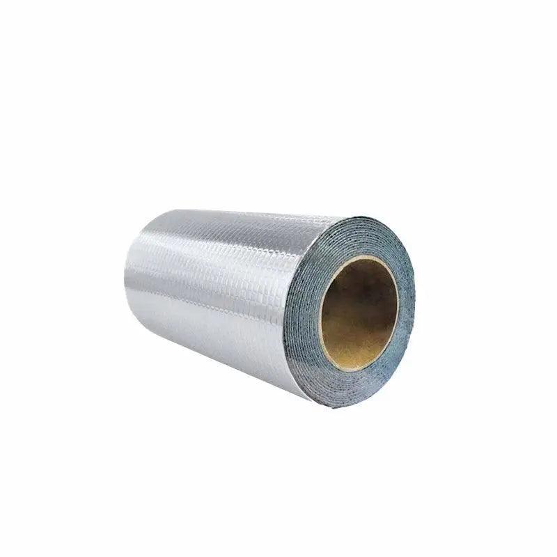 5M Waterproof Tape Butyl Rubber Aluminium Foil Roof Pipe Caravan Repair Flashing