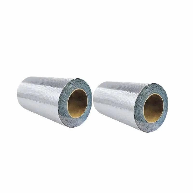 5M Waterproof Tape Butyl Rubber Aluminium Foil Roof Pipe Caravan Repair Flashing