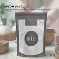 Orku 400g 瀉鹽－硫酸鎂沐浴鹽，適用於肌膚與身體穩定 
