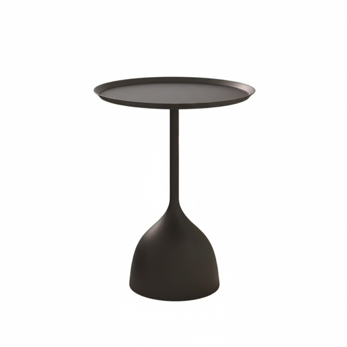 Minimalist Living Room Side Table Iron Round End Table Waterproof Easy to Clean