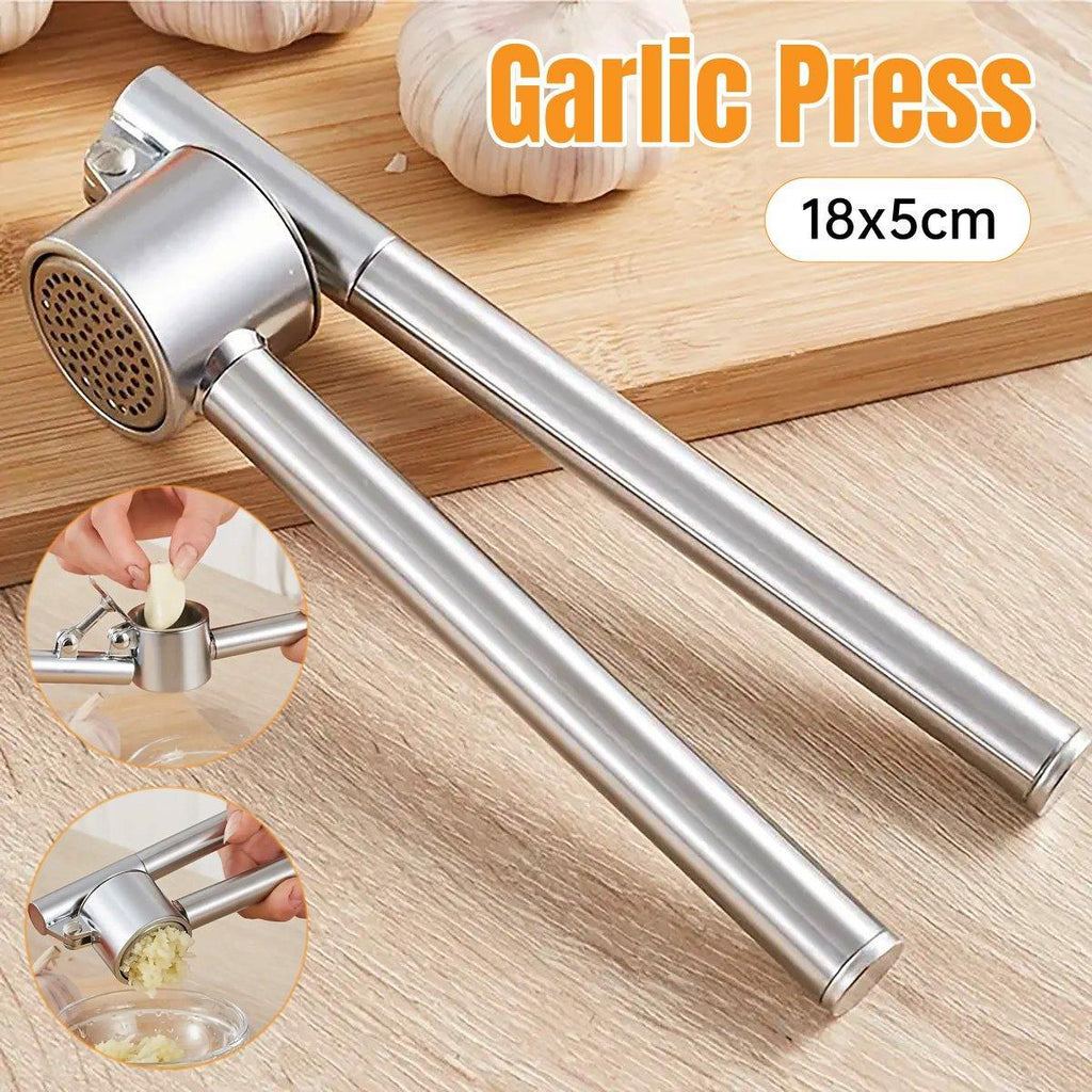 不鏽鋼蒜泥器削皮器鋅合金廚房工具蒜頭壓碎器