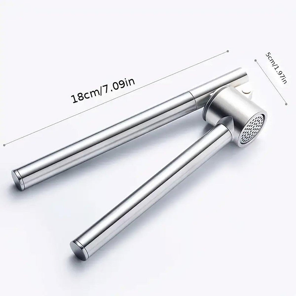 不鏽鋼蒜泥器削皮器鋅合金廚房工具蒜頭壓碎器