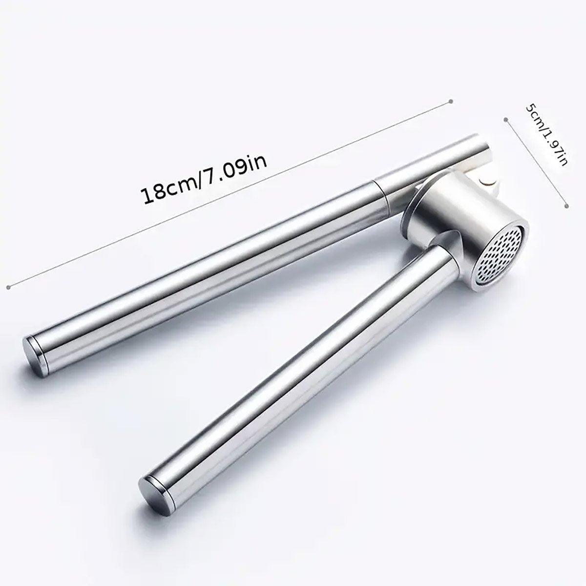 不鏽鋼蒜泥器削皮器鋅合金廚房工具蒜頭壓碎器