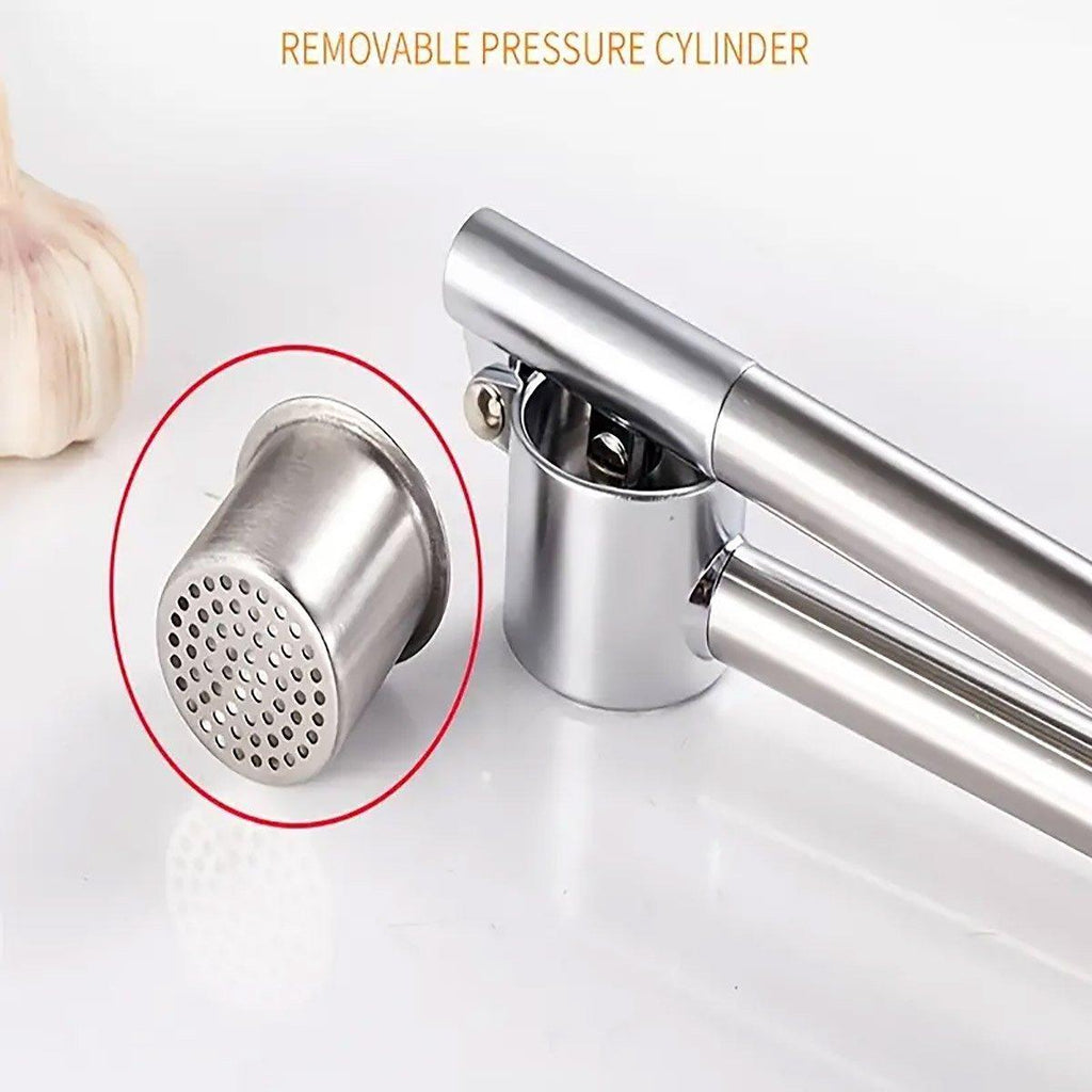 不鏽鋼蒜泥器削皮器鋅合金廚房工具蒜頭壓碎器