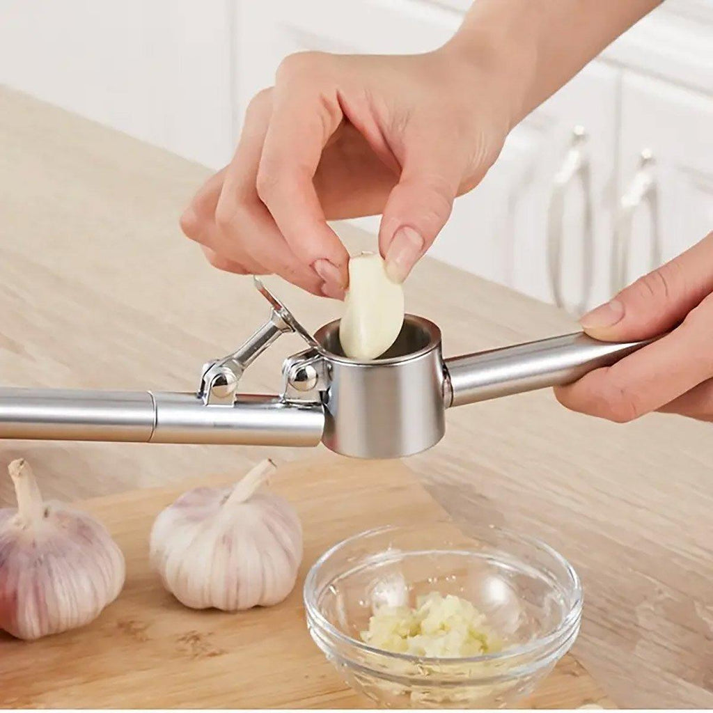 不鏽鋼蒜泥器削皮器鋅合金廚房工具蒜頭壓碎器