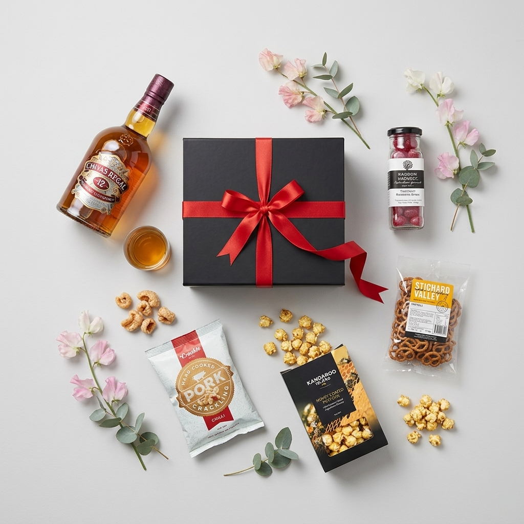 Whisky & Snacks Gift Hamper