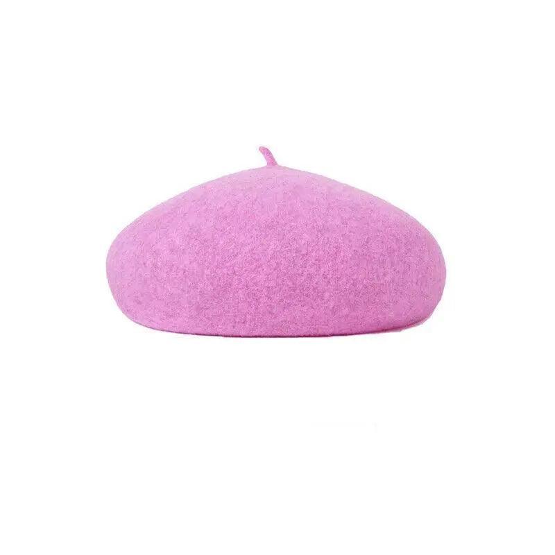 Women Ladies Beanie Wool French Beret Newsboy Hat Cap Winter Warm Hats Girls
