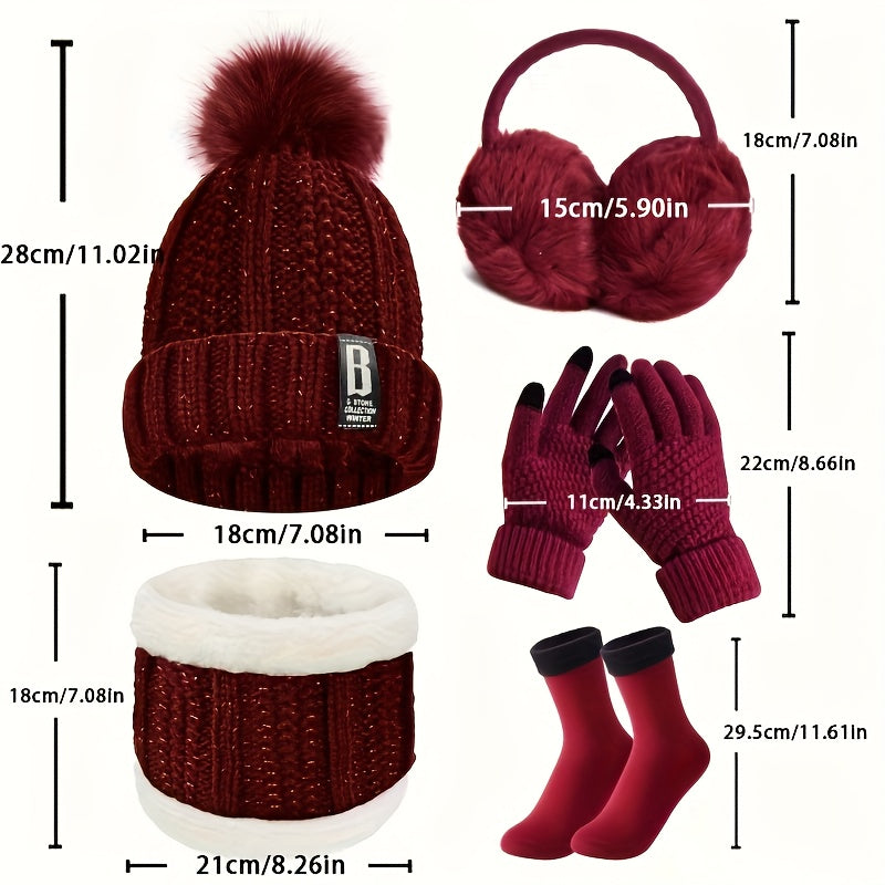 NNETM Winter Sports Knit Set Accessories (5-in-1)-1
