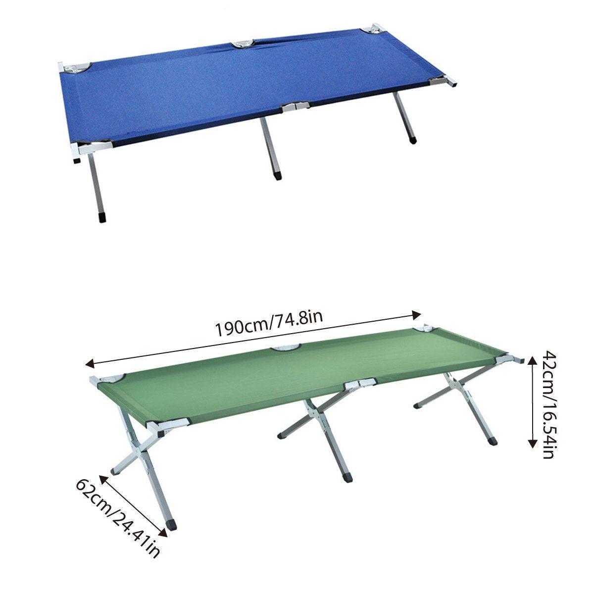 Portable Lightweight Folding Aluminum Camping Bed Ultra Light Outdoor Camp Bed