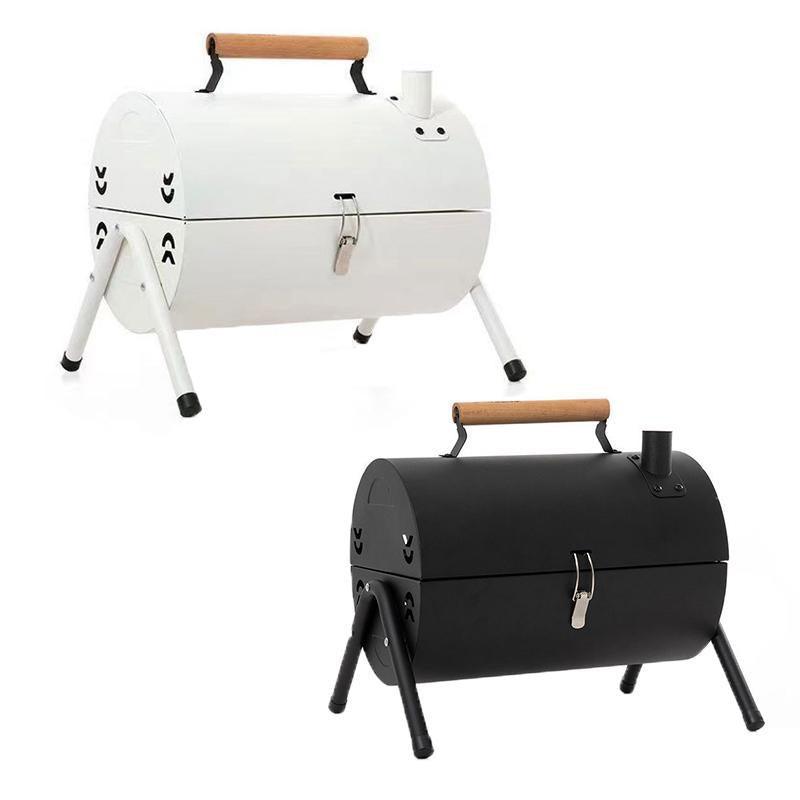 Grillz Charcoal BBQ Portable Grill Camping Barbecue Outdoor Cooking Smoker