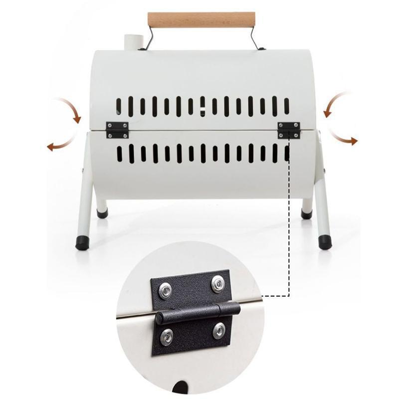 Grillz Charcoal BBQ Portable Grill Camping Barbecue Outdoor Cooking Smoker