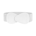 Fashion Belt Red Elastic Waist Cover Wide Belt Women Black Elastic Bow Decoration