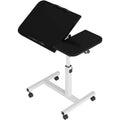 Adjustable Folding Computer Desk Stand Floor-Standing Movable Bedside Table-5