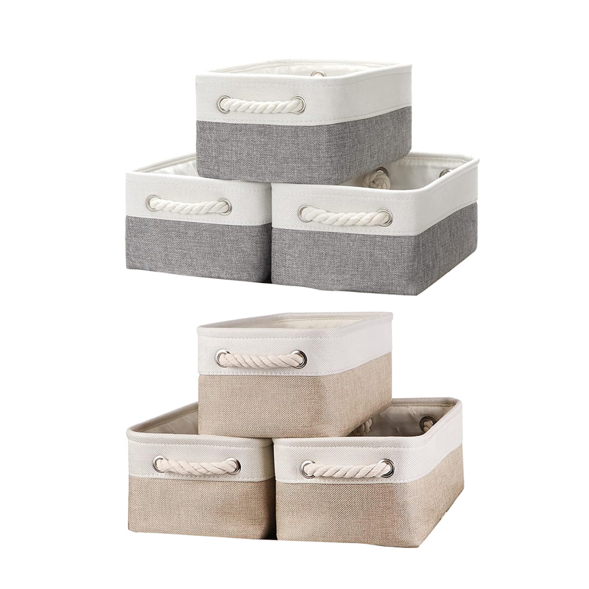 Foldable Handheld Storage Basket for Kitchen Bathroom Bedroom Closet Clothes