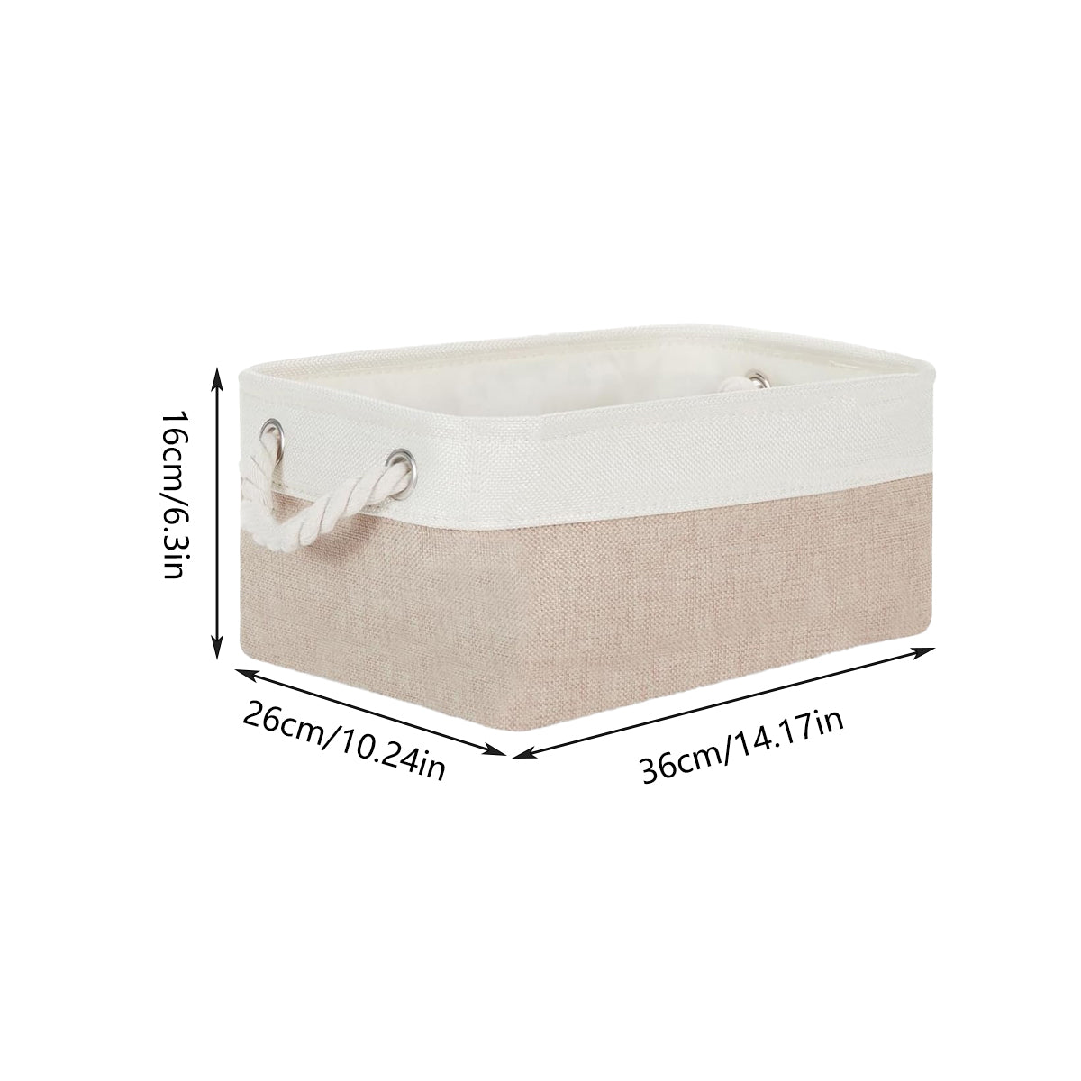 Foldable Handheld Storage Basket for Kitchen Bathroom Bedroom Closet Clothes
