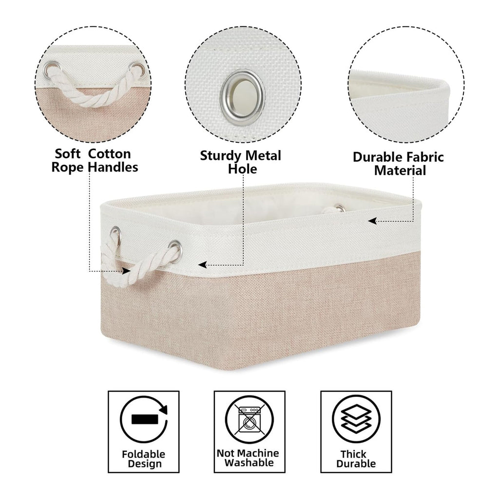Foldable Handheld Storage Basket for Kitchen Bathroom Bedroom Closet Clothes